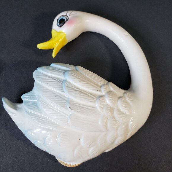 Vintage Kitschy Home Interiors Ugly Duckling Chalk Ware Wall Decor - Picture 2 of 9